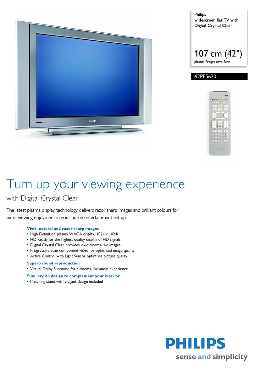 Philips 42PF5620 User manual