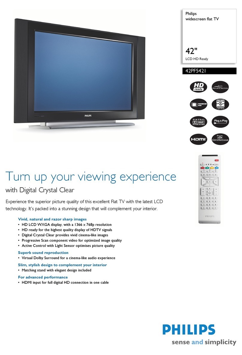 Philips 42PF5421 User manual