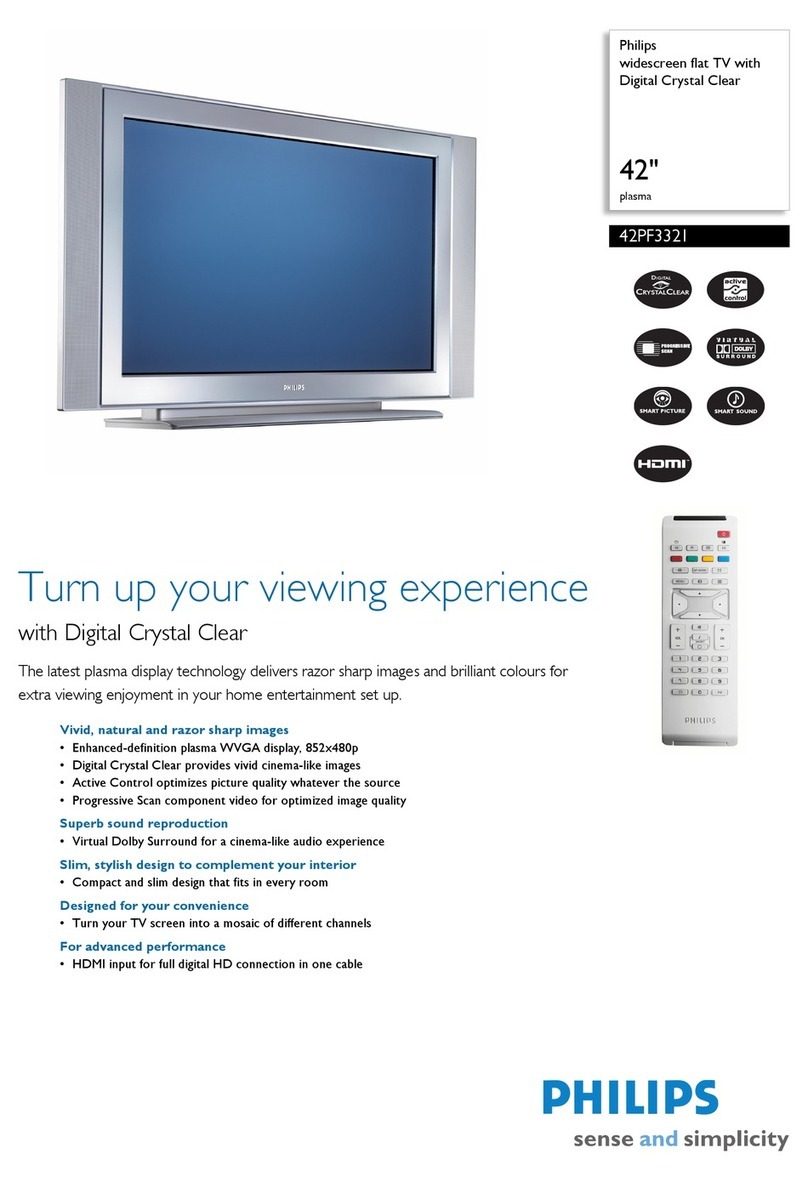 Philips 42PF3321 User manual