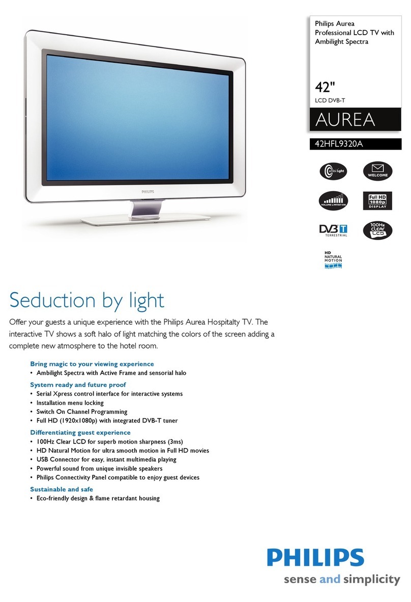 Philips 42HFL9320A User manual