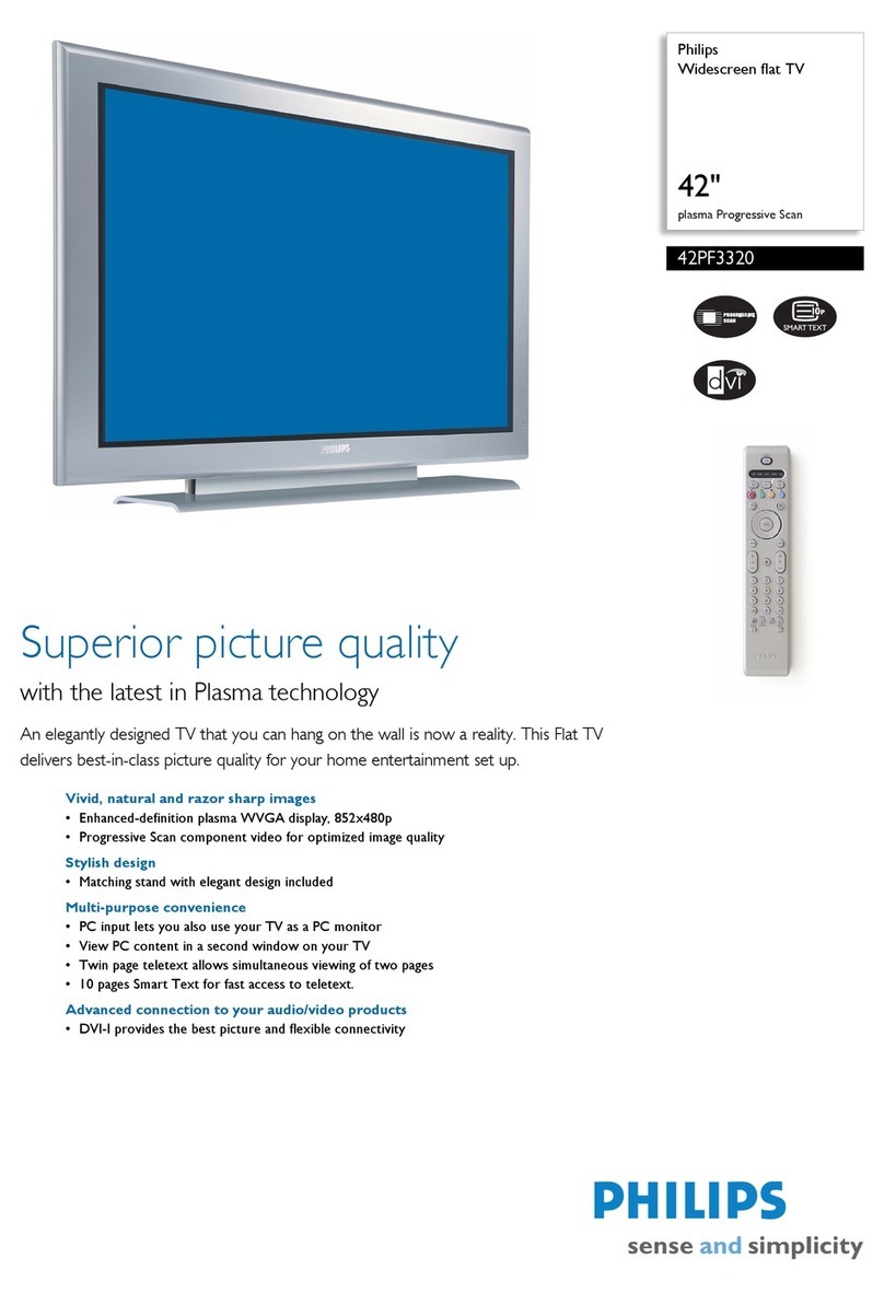 Philips 42PF3320 User manual