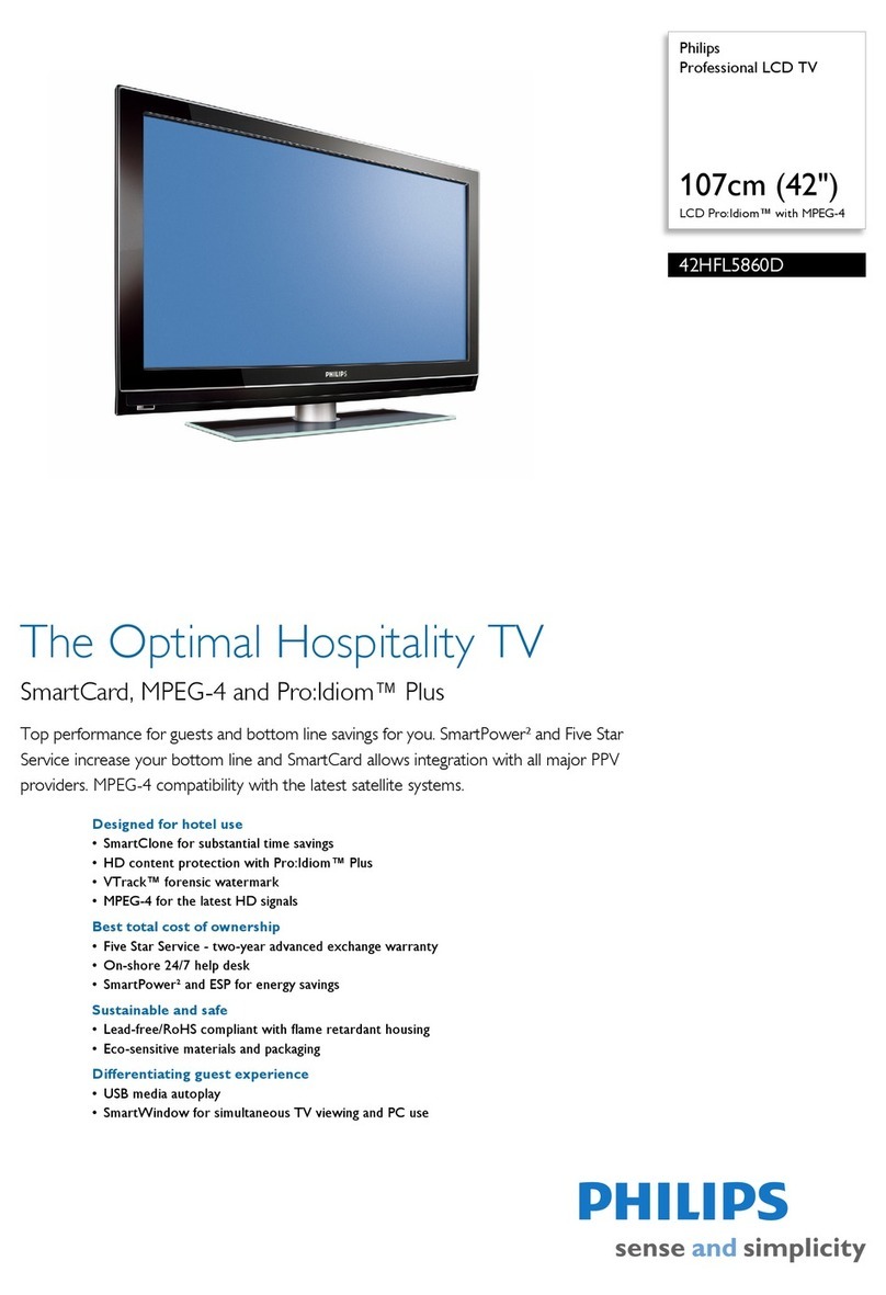 Philips 42HFL5860D User manual