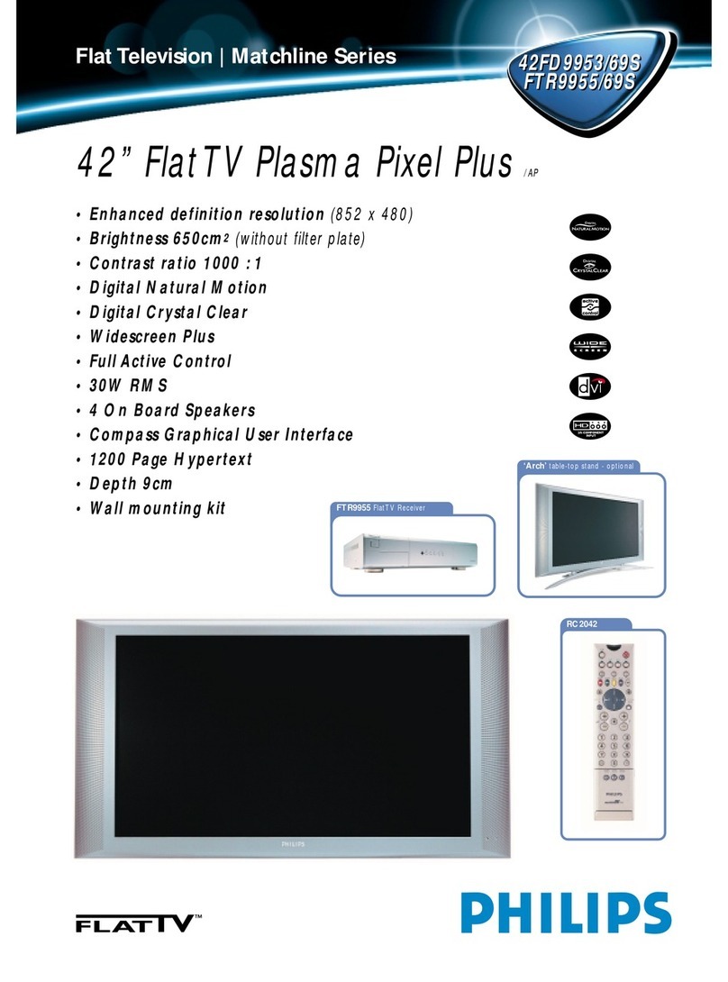 Philips 42FD9953/69S User manual