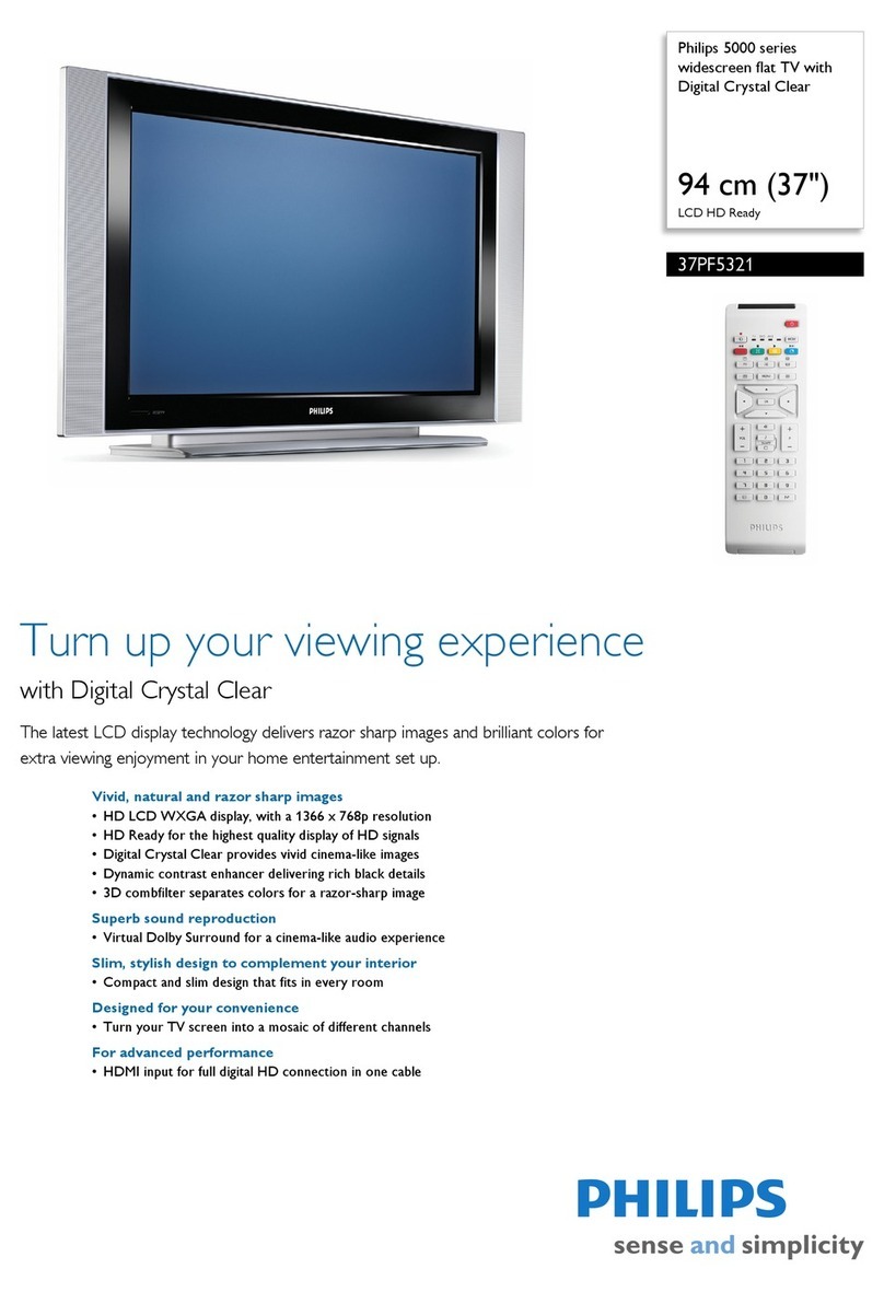 Philips 37PF5312 Specifications