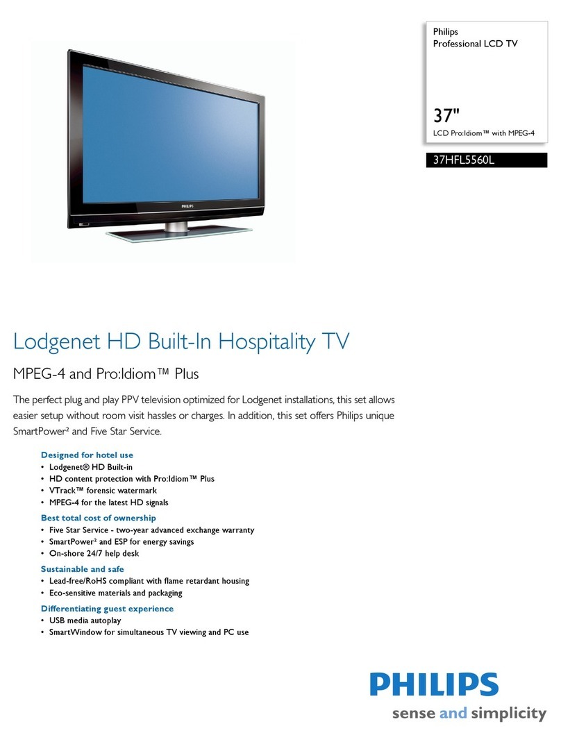 Philips 37HFL5560L/27 User manual