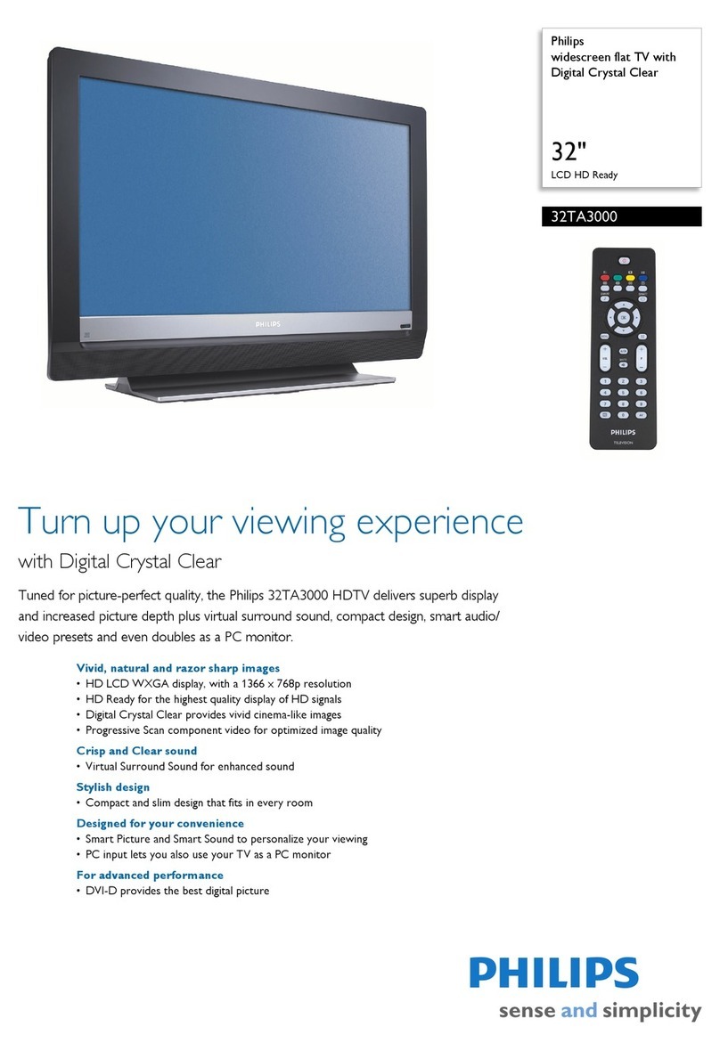 Philips 32TA3000 User manual