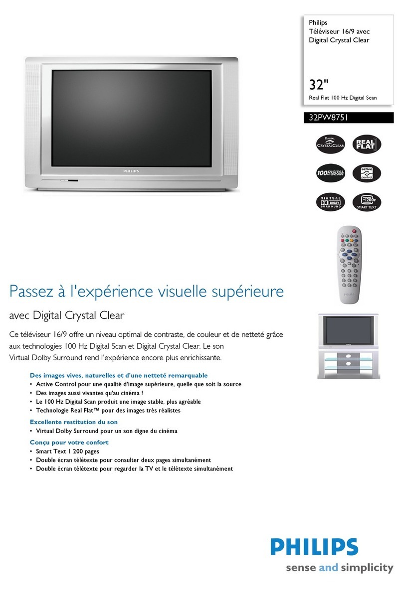 Philips 32PW8751 Specifications