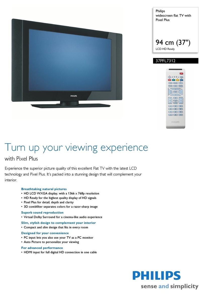 Philips 37PFL7312 User manual