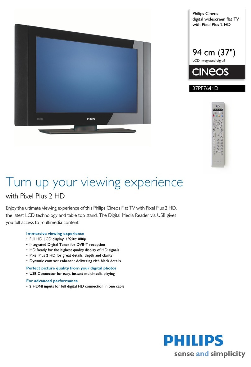 Philips Cineos 37PF7641D User manual Philips Cineos 37PF7641D User manual