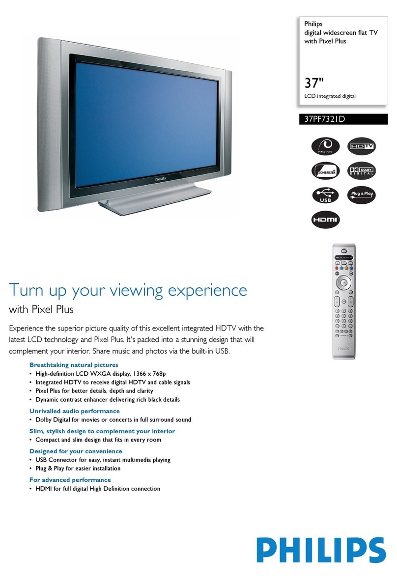 Philips 37PF7321D User manual