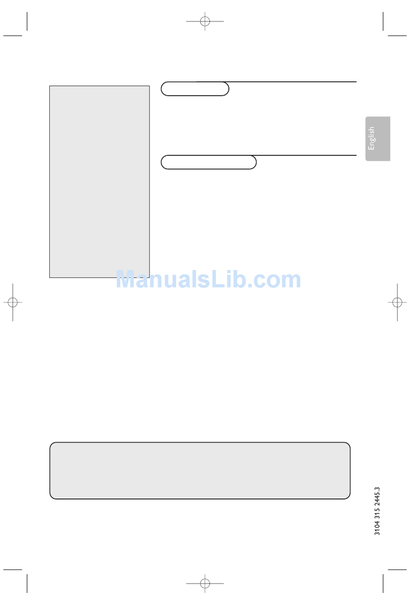 Philips 37PF7320/93 instruction manual