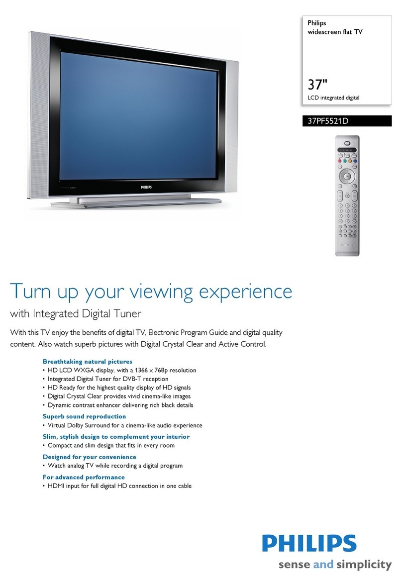Philips 37PF5521D/12 Specifications