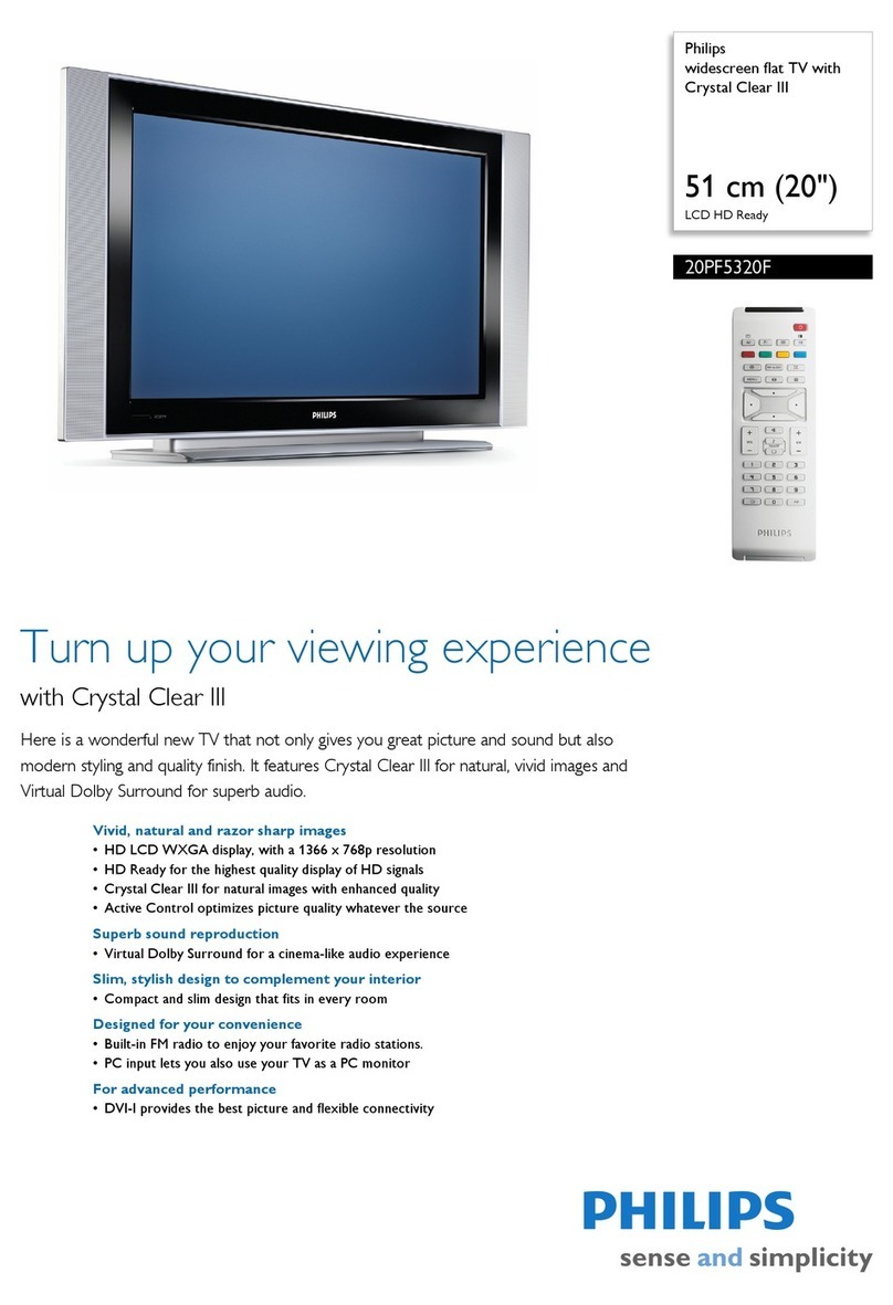 Philips 20PF5320F User manual