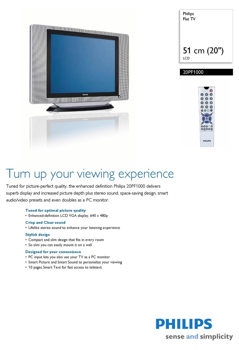 Philips 20PF1000/62 User manual