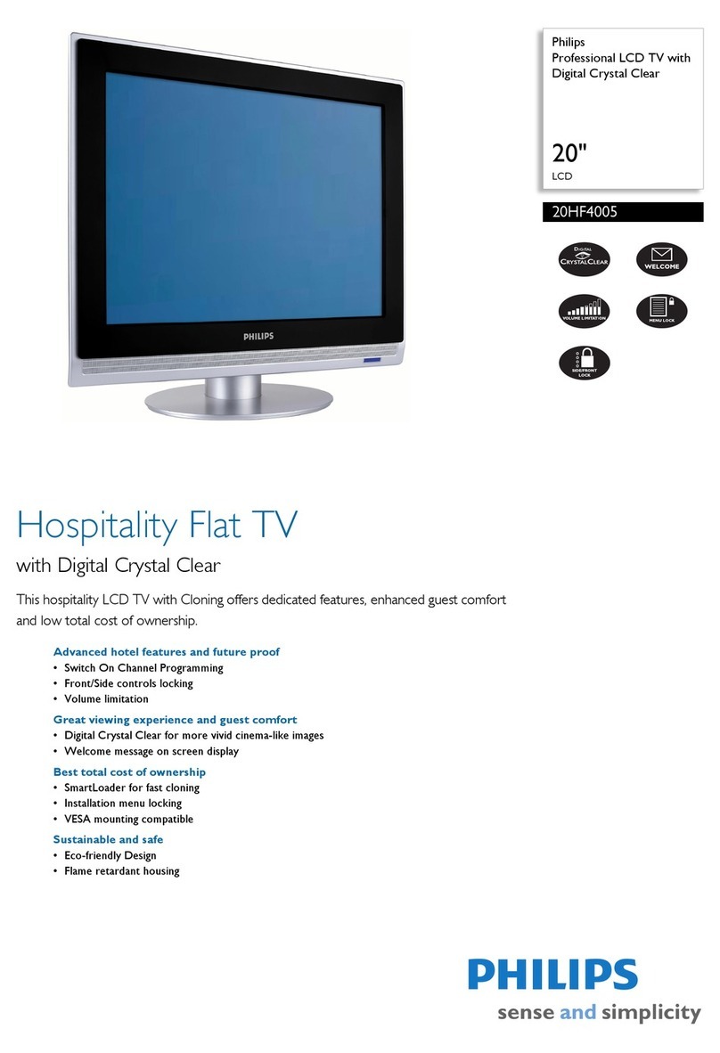 Philips 20HF4005 User manual