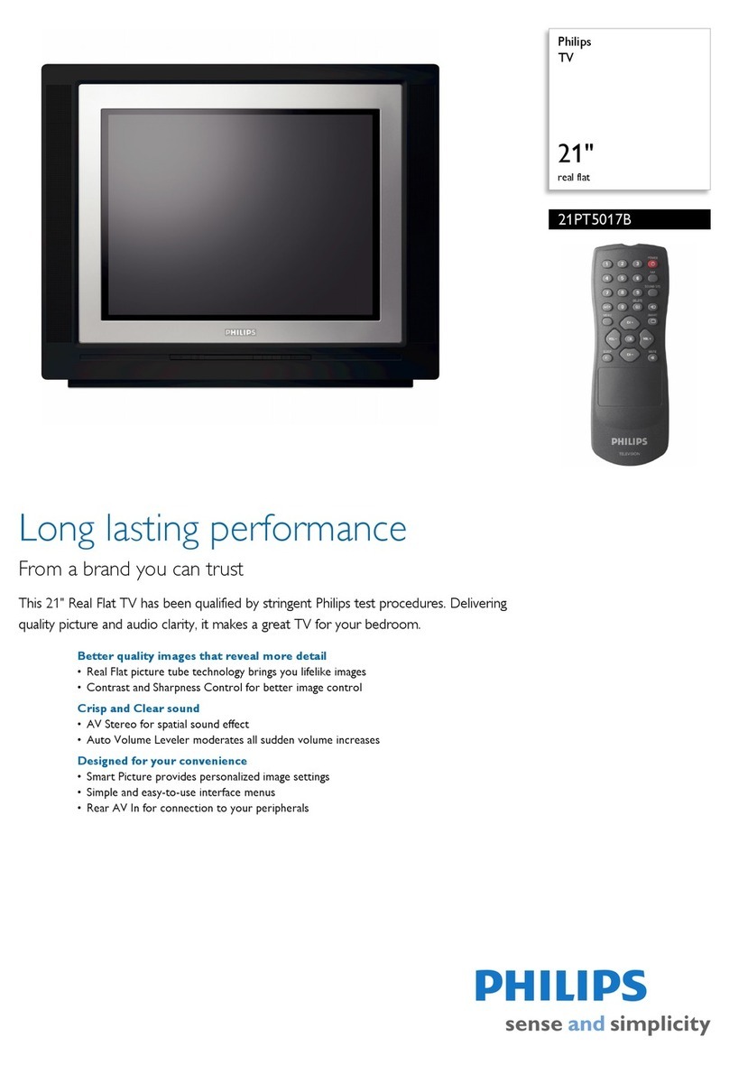 Philips 21PT5017B Specifications
