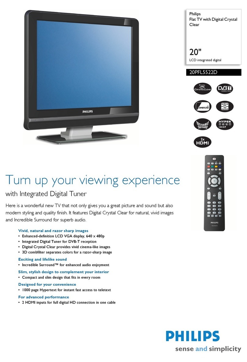Philips 20PFL5522D User manual