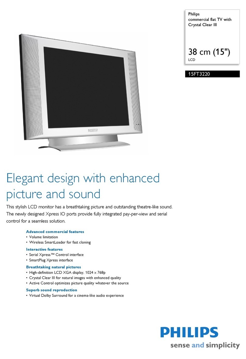 Philips 15FT3220 User manual