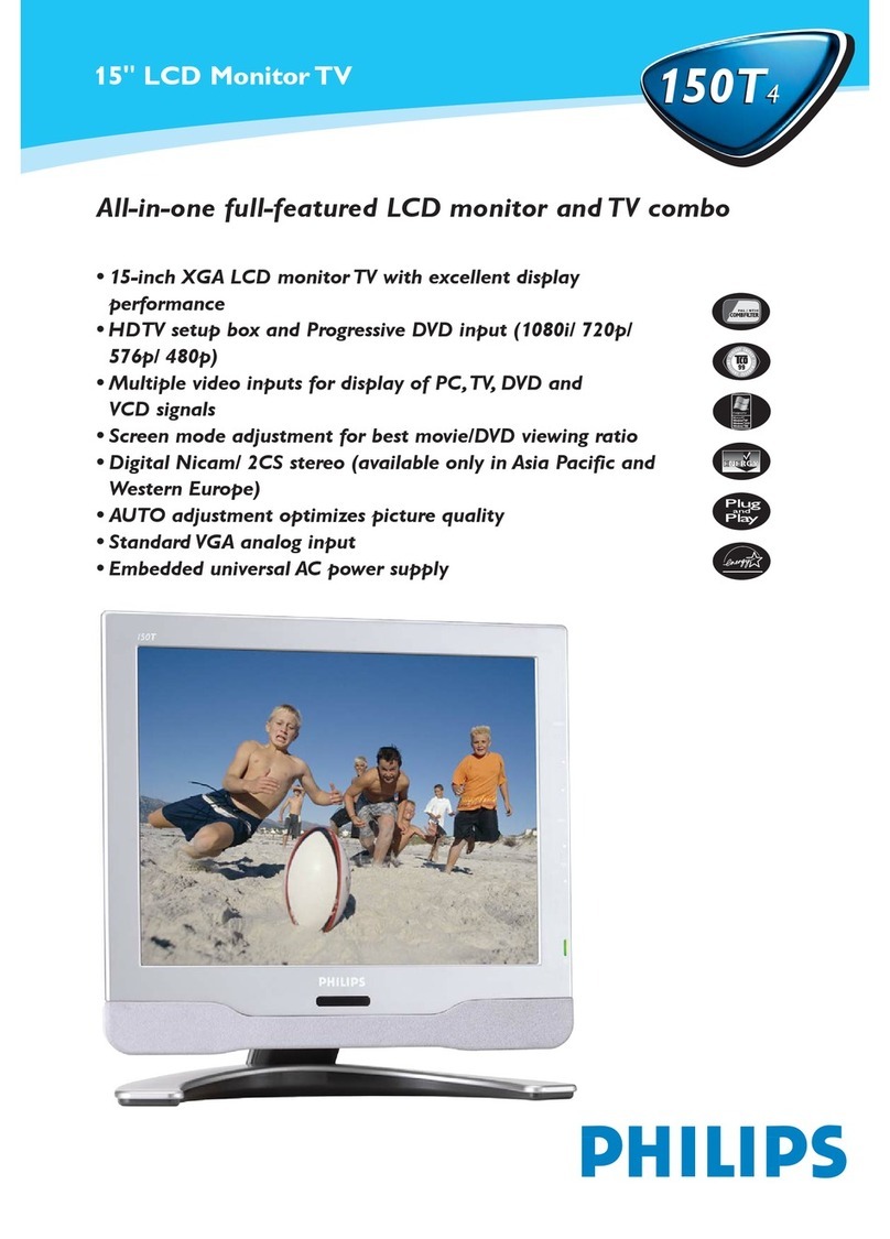 Philips 150T4 User manual