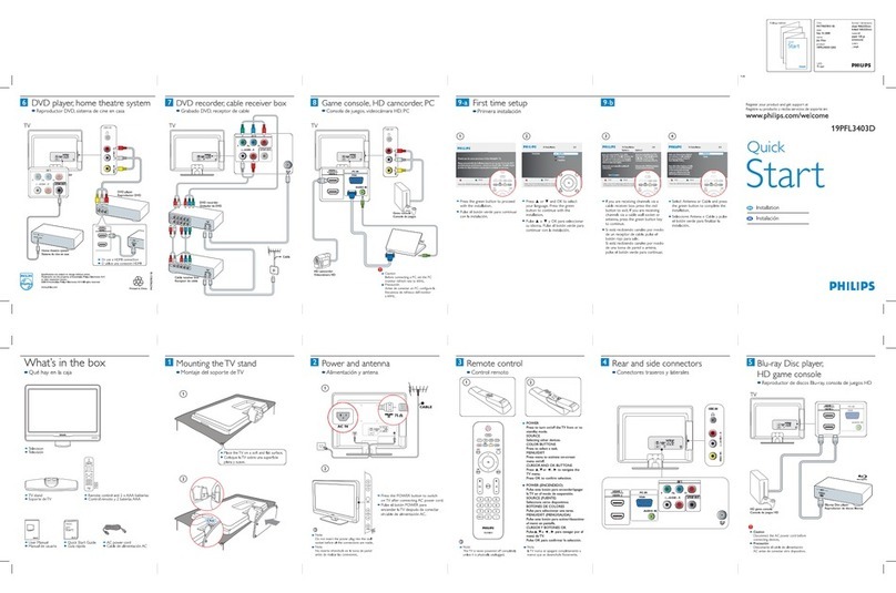 Philips 19PFL3403D/27E User manual