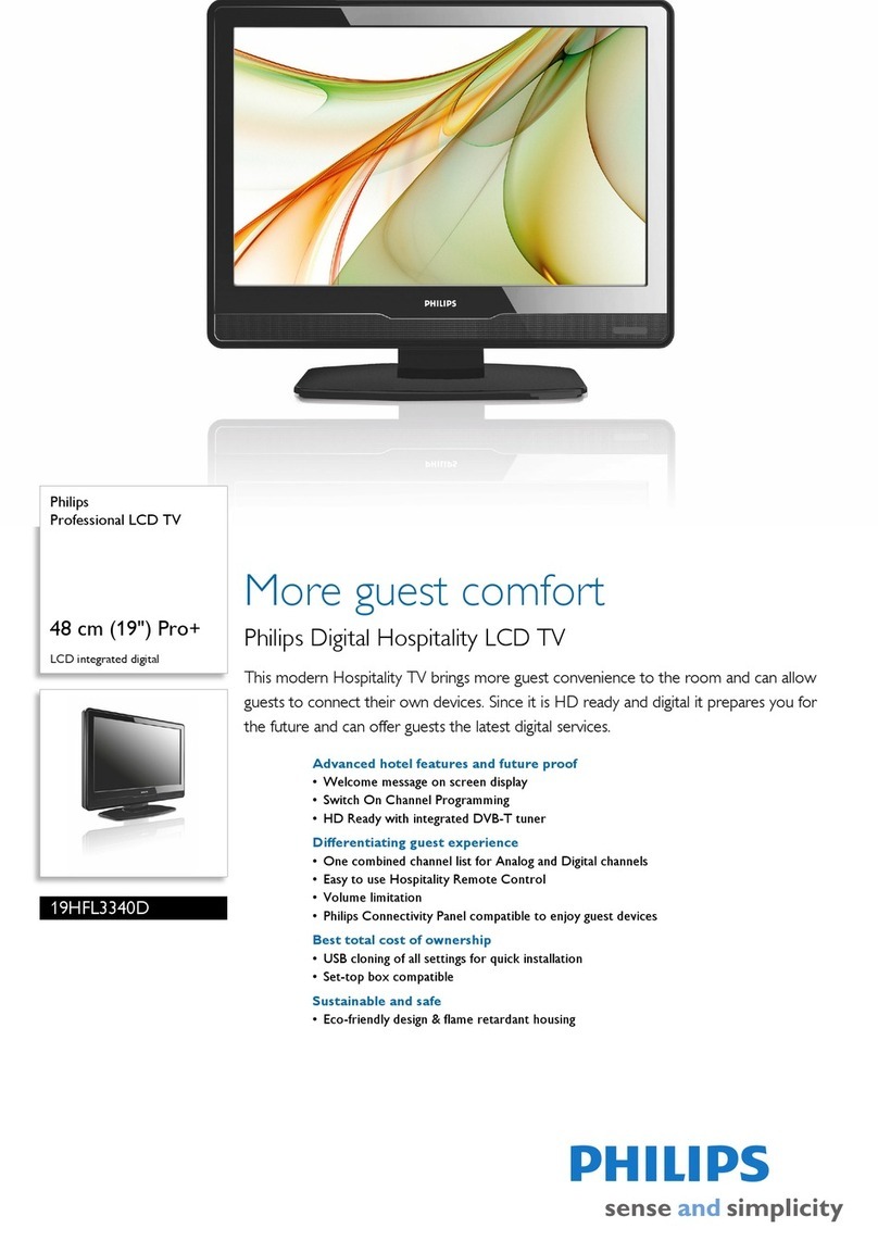 Philips 19HFL3340D User manual