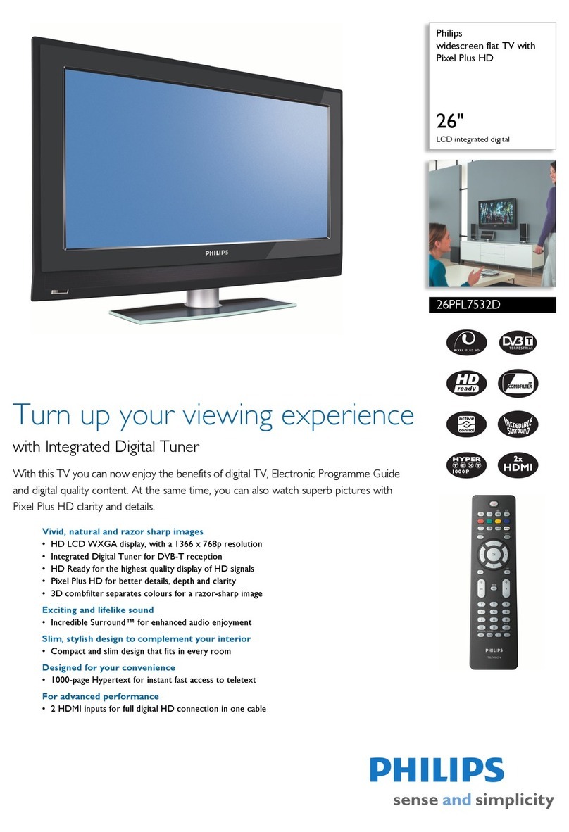 Philips 26PFL7532D - annexe 2 Specifications