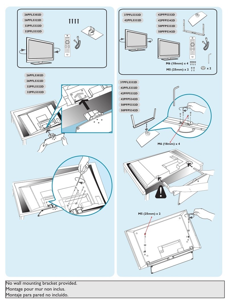 Philips 26PFL5322D User manual