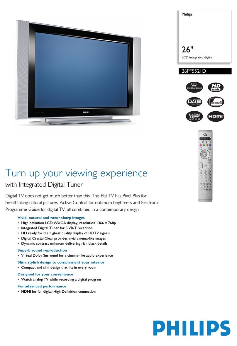 Philips 26PF5521D/12 User manual