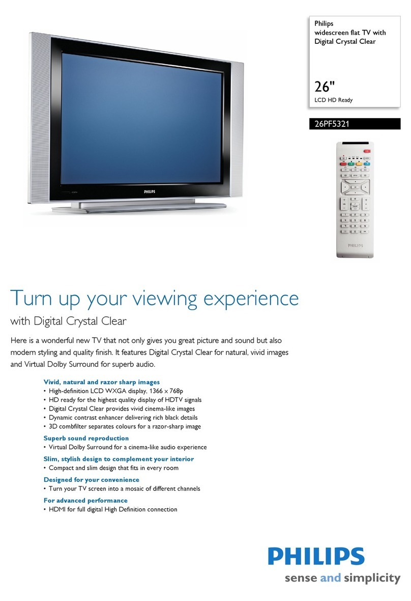 Philips 26PF5321 User manual