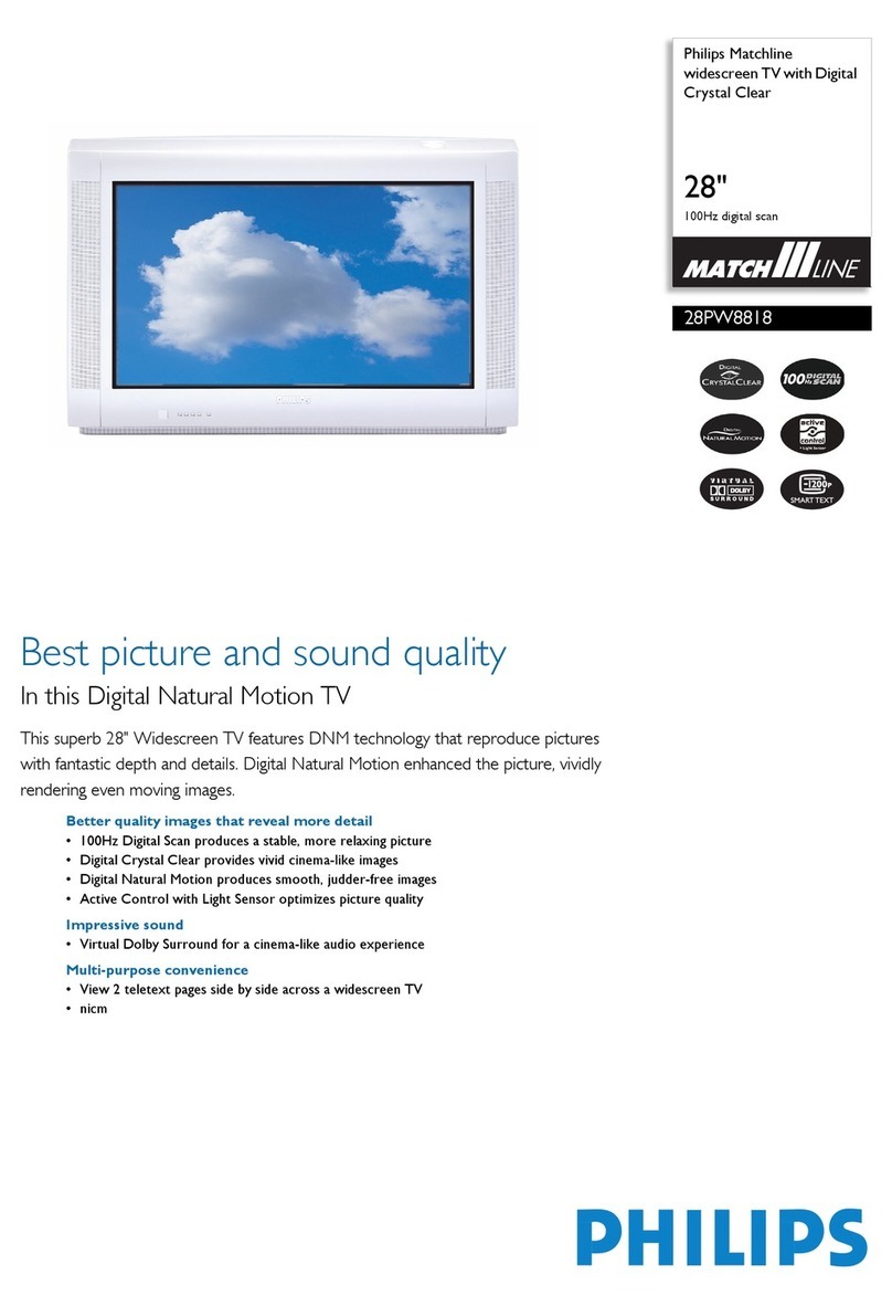 Philips 28PW8818 User manual