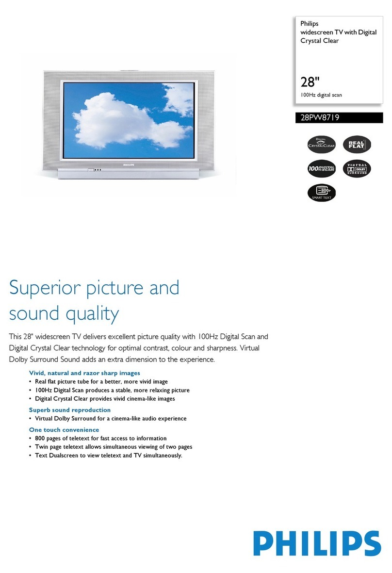Philips 28PW8719 User manual