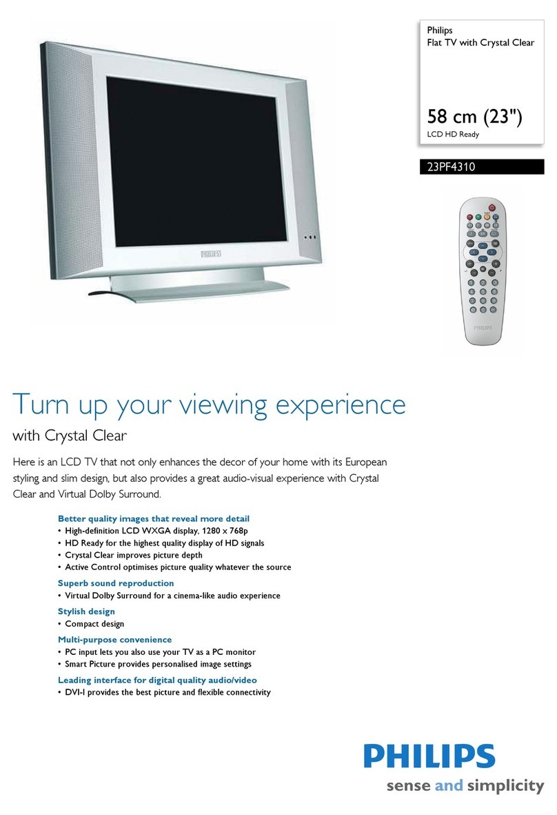 Philips 23PF4310 User manual