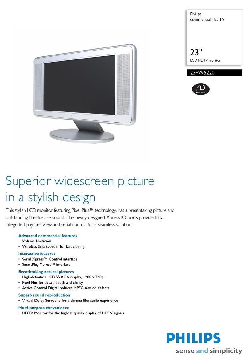 Philips 23FW5220 User manual