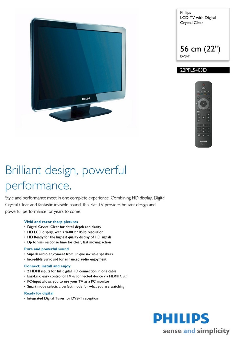 Philips 22PFL5403D User manual