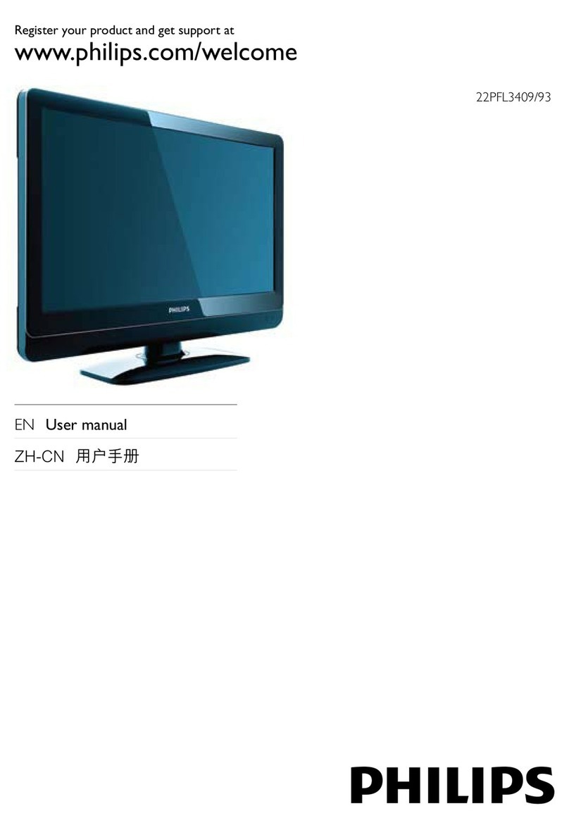 Philips 22PFL3409 User manual