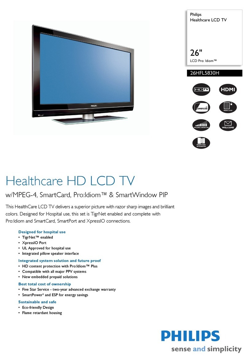 Philips 26HFL5830H User manual