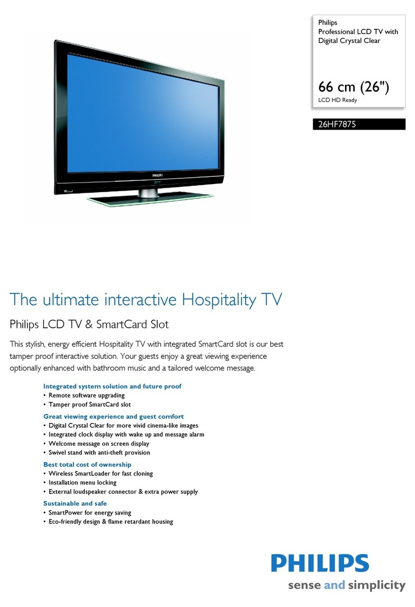 Philips 26HF7875 User manual
