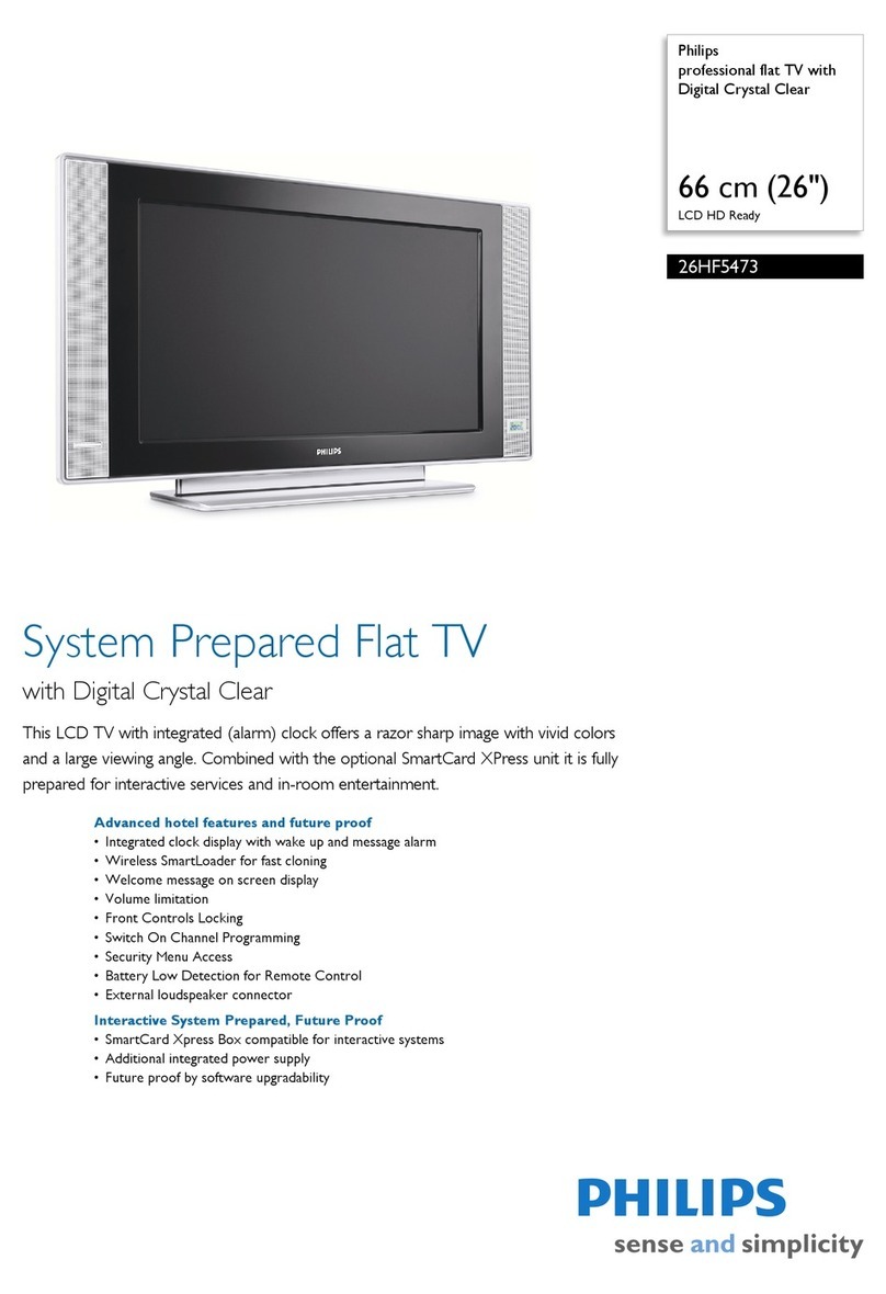 Philips 26HF5473 User manual