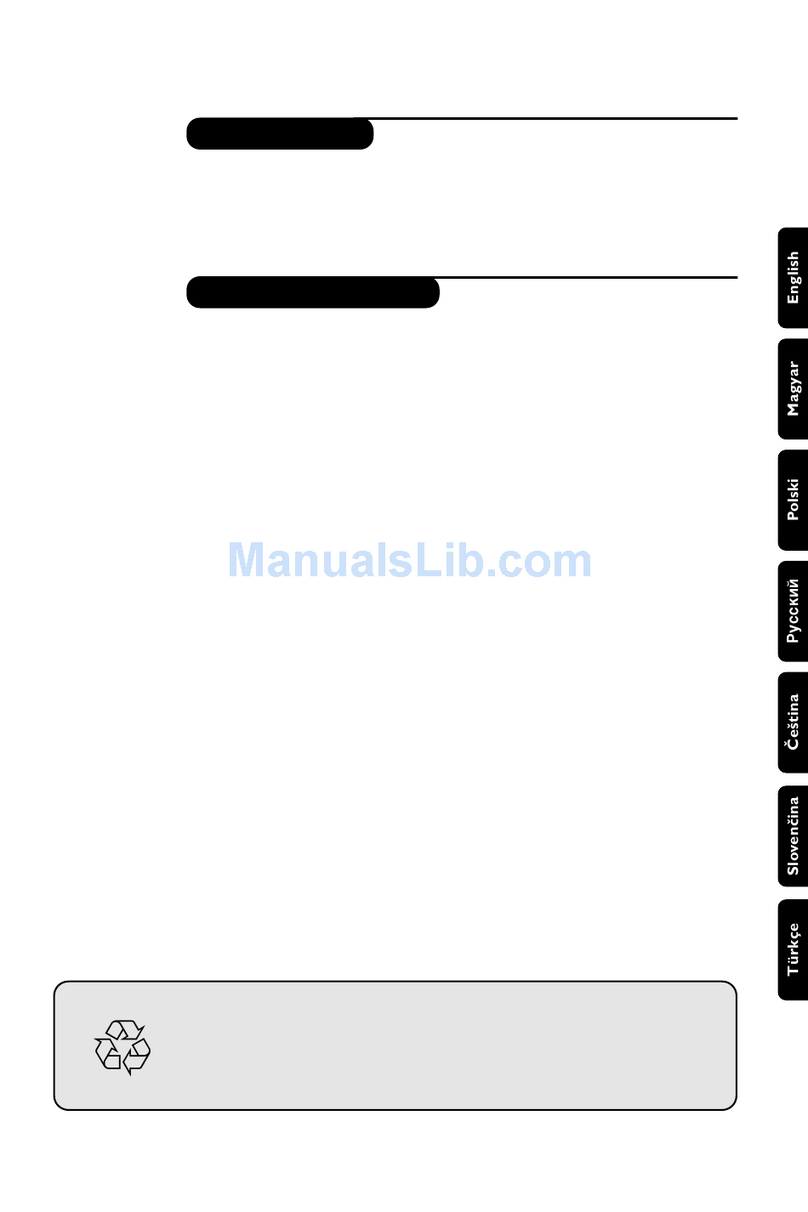 Philips 25PT7106/12R product manual