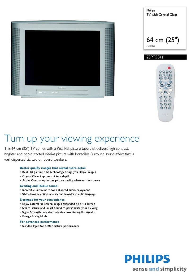Philips 25PT5541 User manual