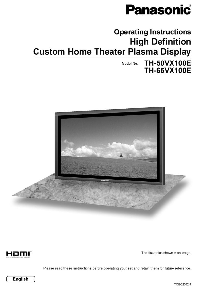 Panasonic TH-50VX100E User manual