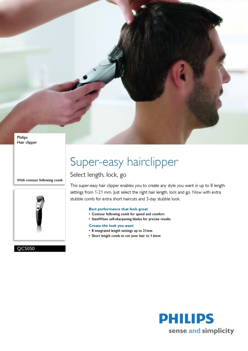 Philips QC5050 User manual