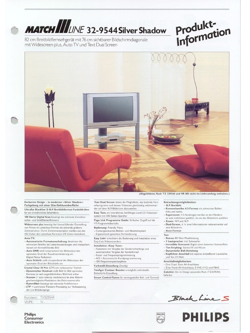 Philips Matchline 32-9544 User manual