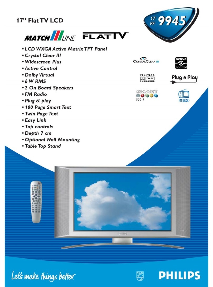 Philips 17PF9945/58I Specifications