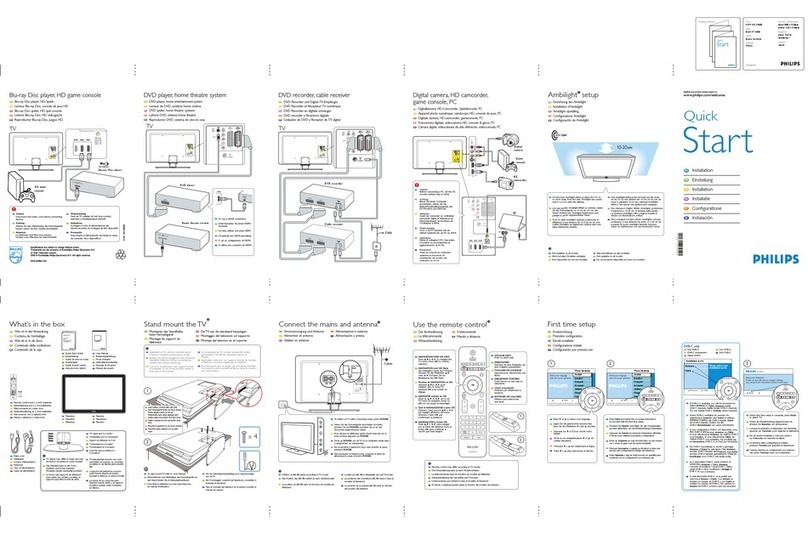 Philips NULL 42PFL5603D User manual
