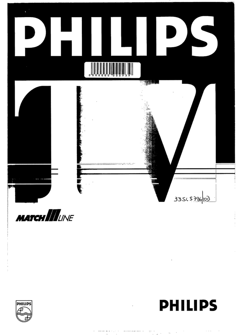 Philips Matchline 33SL5796/10B User manual