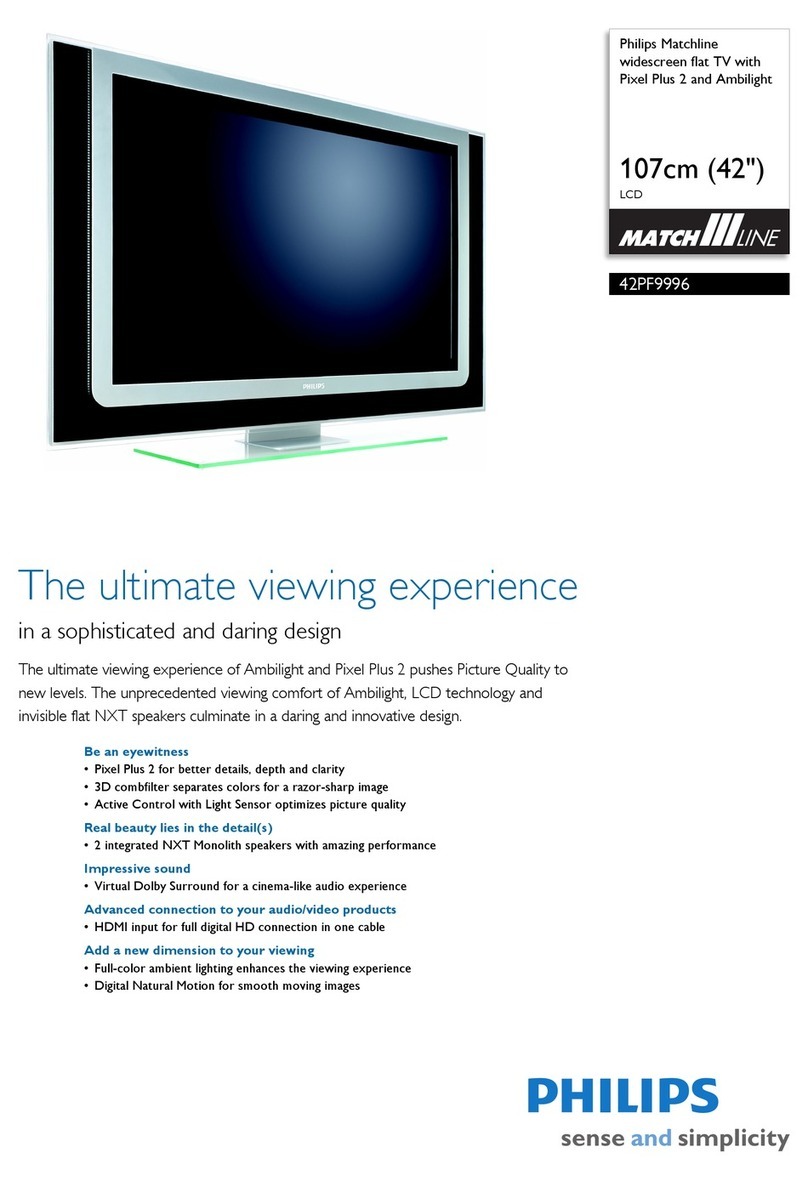 Philips MatchLine 42PF9996 User manual