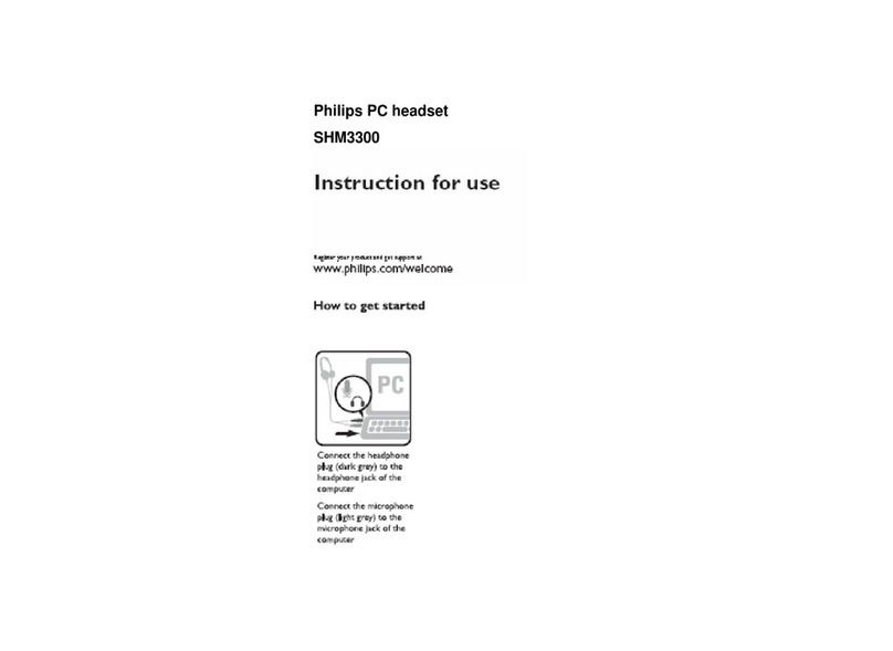 Philips SHM3300 Instructions for use