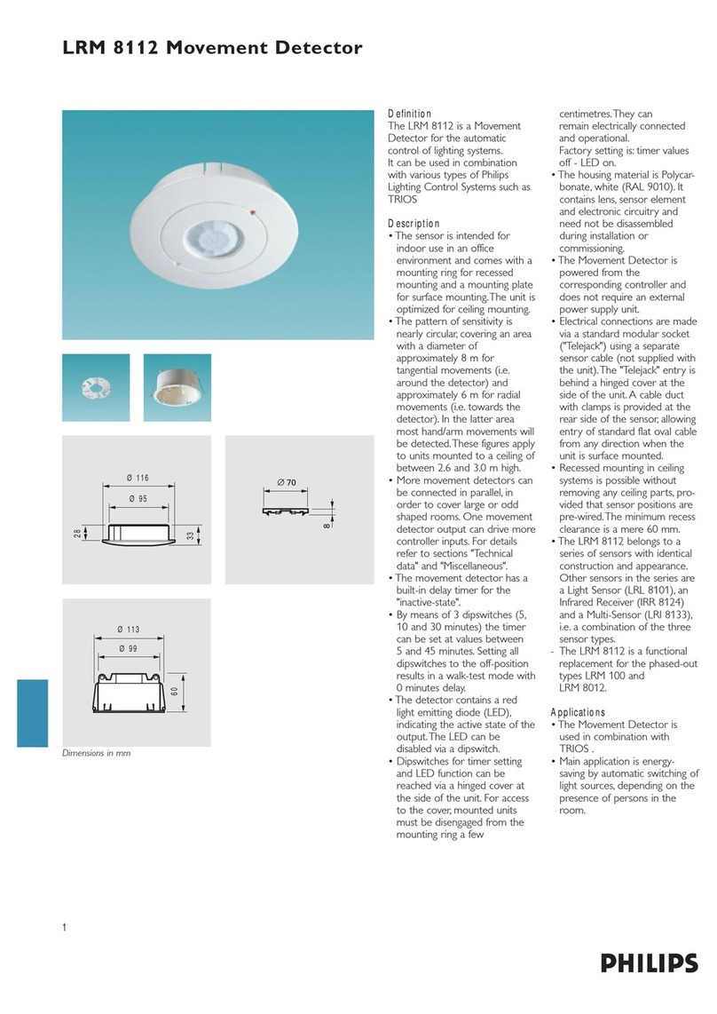 Philips LRM 8112 Specification sheet