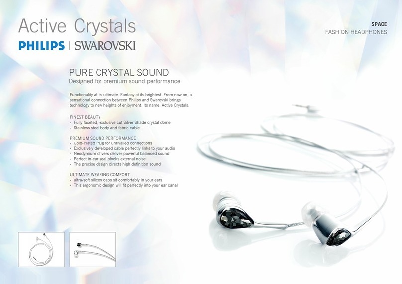 Philips Swarovski SPACE SWS4200/00 Specifications